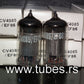 Platinum matched pair EF86 6267 CV4085 UK Low Noise Audio