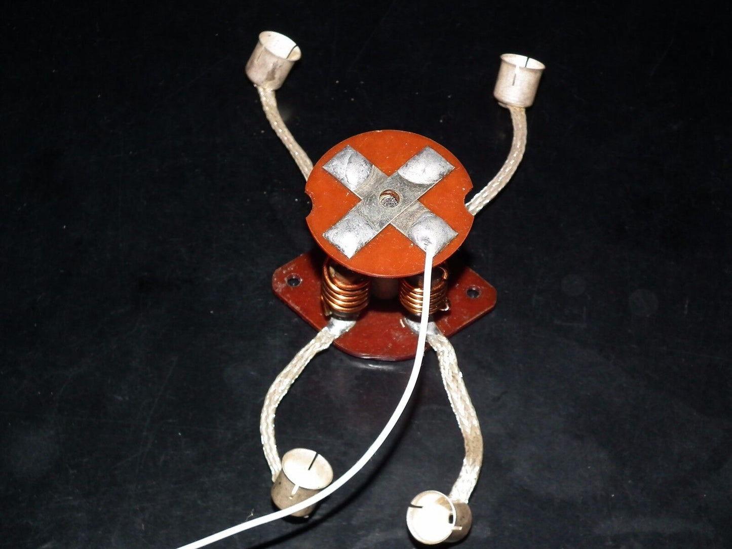 Suppressor Choke Assembly with plate caps for four tubes (HAM Radio Linear AMPs)