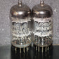 Pair (2pcs) ECC82 12AU7 Philips Heerlen Delta codes Used tested 85% of NOS Value