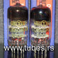 Matched Pair PCC84 Tungsram NOS NIB RARE Foil Disc Getter