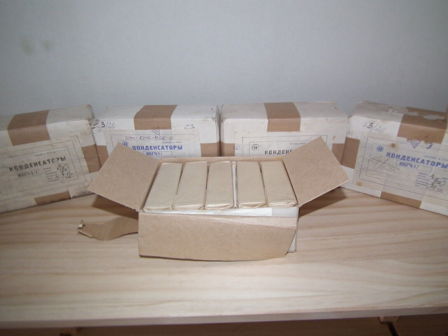 NOS PIO Capacitor 2mfd 750V 2u Paper in Oil MBGCh-1 Soviet made in 70s