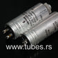 Two vintage Siemens PIO capacitors 2.0 uF / 250V Klangfilm tube audio