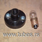 E10 bulb socket NOS made in 60s, Retro look, Klangfilm