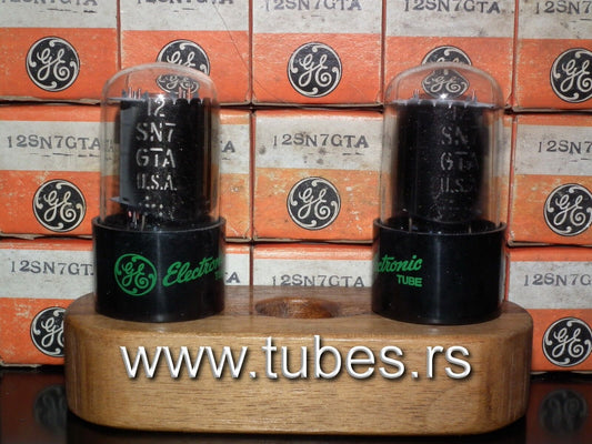 Rare General Electric 12SN7GTA Side Getter NOS NIB (1 pcs)
