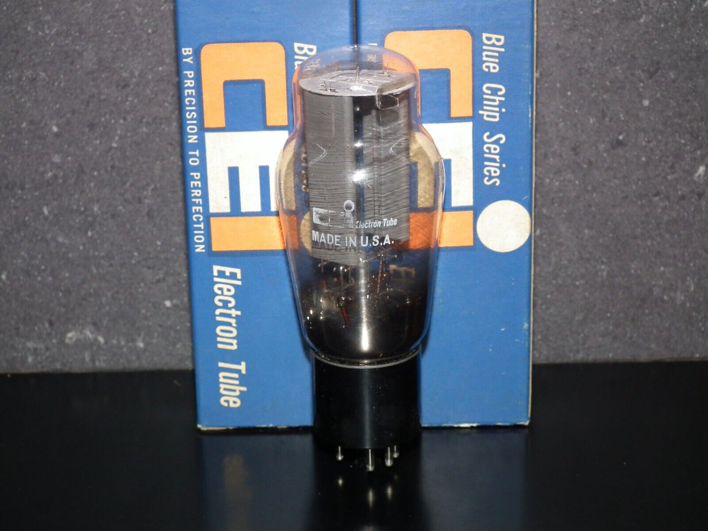 5R4GY CEI NOS NIB Dual Square Getter Vintage Rectifier Tube