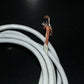 NOS Hi Quality 2-conductor Shielded Guitar Cable 9ft / 2.7m Heiru W. Germany 70s