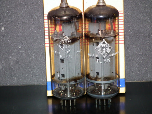 PL519 Telefunken 40KG6 PLATINUM Matched PAIR EAR859 EAR861 Used Tested OK