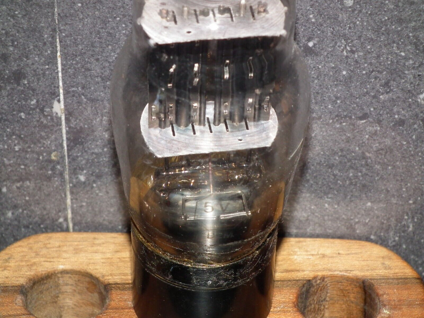 5V4G Sylvania Black Plates Square Getter USED Tested NOS Reglued Base AS IS!