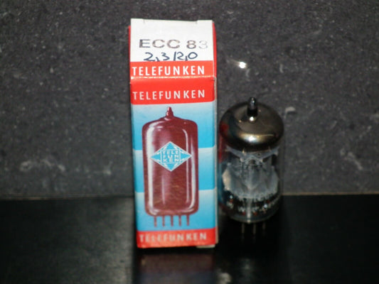 ECC83 Telefunken 12AX7diamond bottom, low noise USED Tested NOS