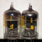 Matched Pair 6096 Western Electric USA Square Getter 5654 6AK5W EF95 E95F