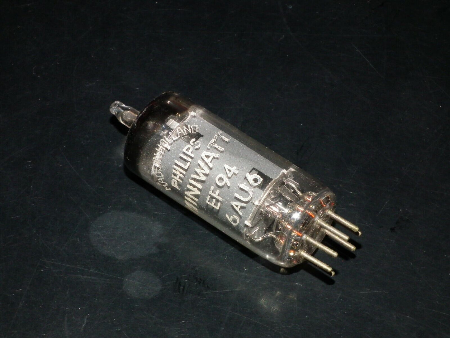 NOS NIB EF94 6AU6 Philips Holland RARE Square Getter 50s Microphone Pentode