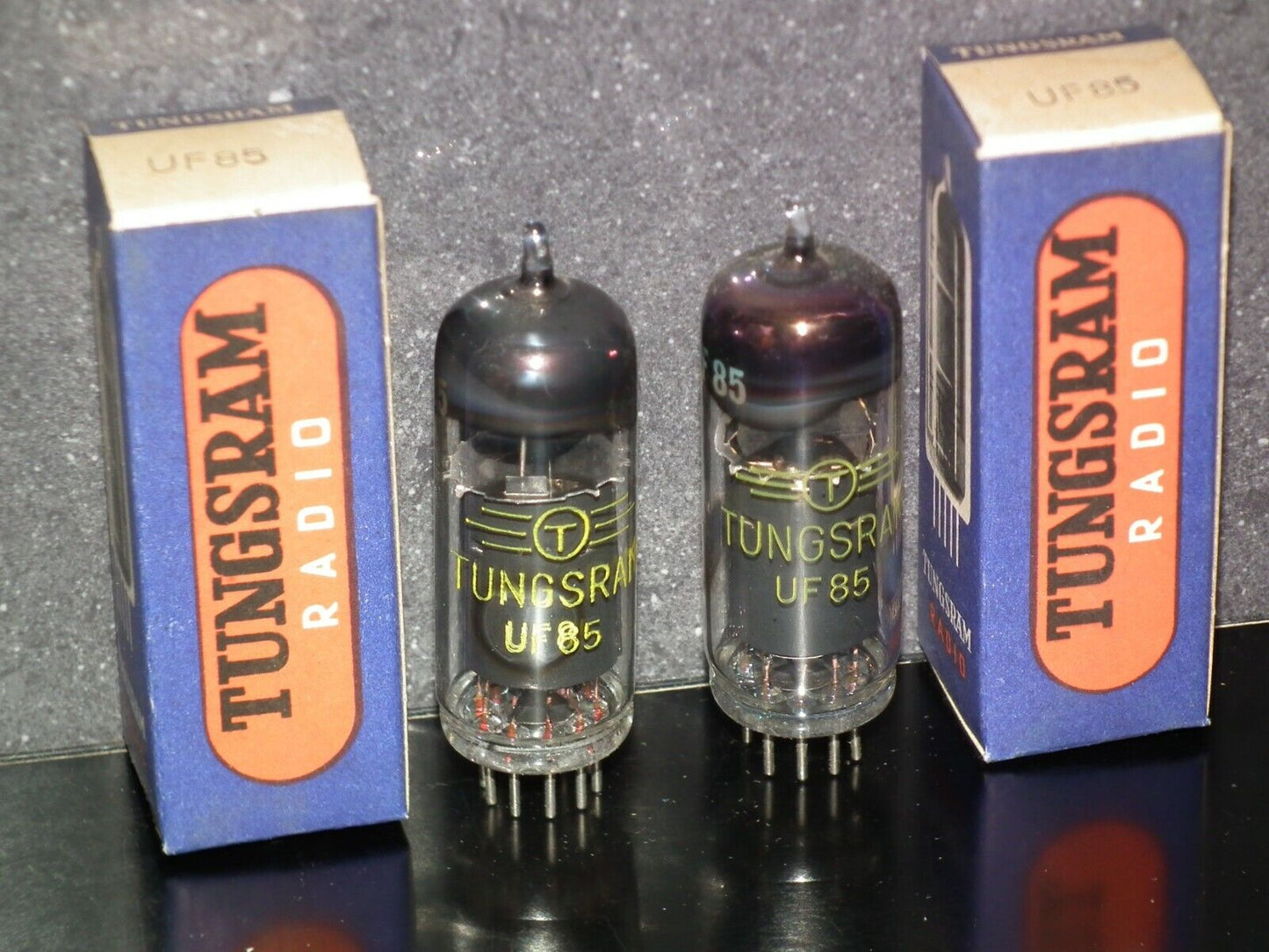 UF85 Tungsram Radio Receiver Tube NOS NIB Old Europe tube radio from 60s