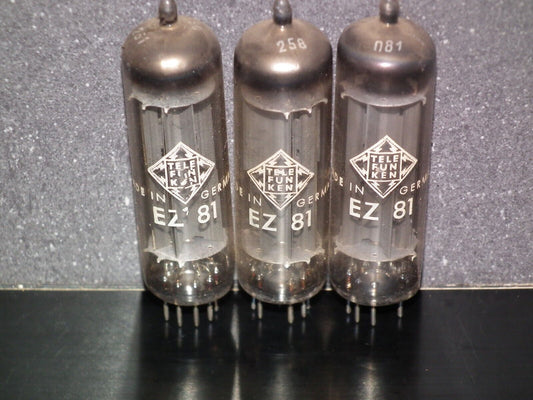 EZ81 Telefunken 6CA4 Used Tested 100% Not diamond bottom