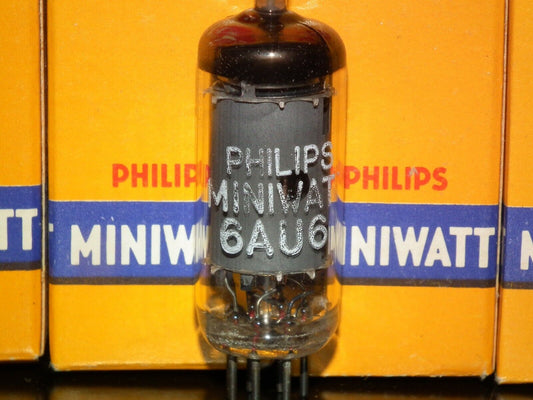 EF94 6AU6 Mullard Blackburn tube plant 1963, rebranded Philips Low Noise Tested