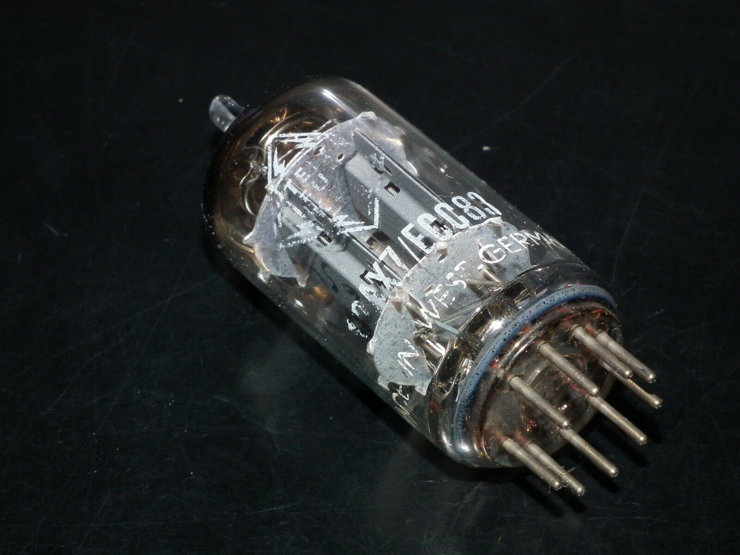 ECC83 Telefunken 12AX7diamond bottom, low noise USED Tested NOS