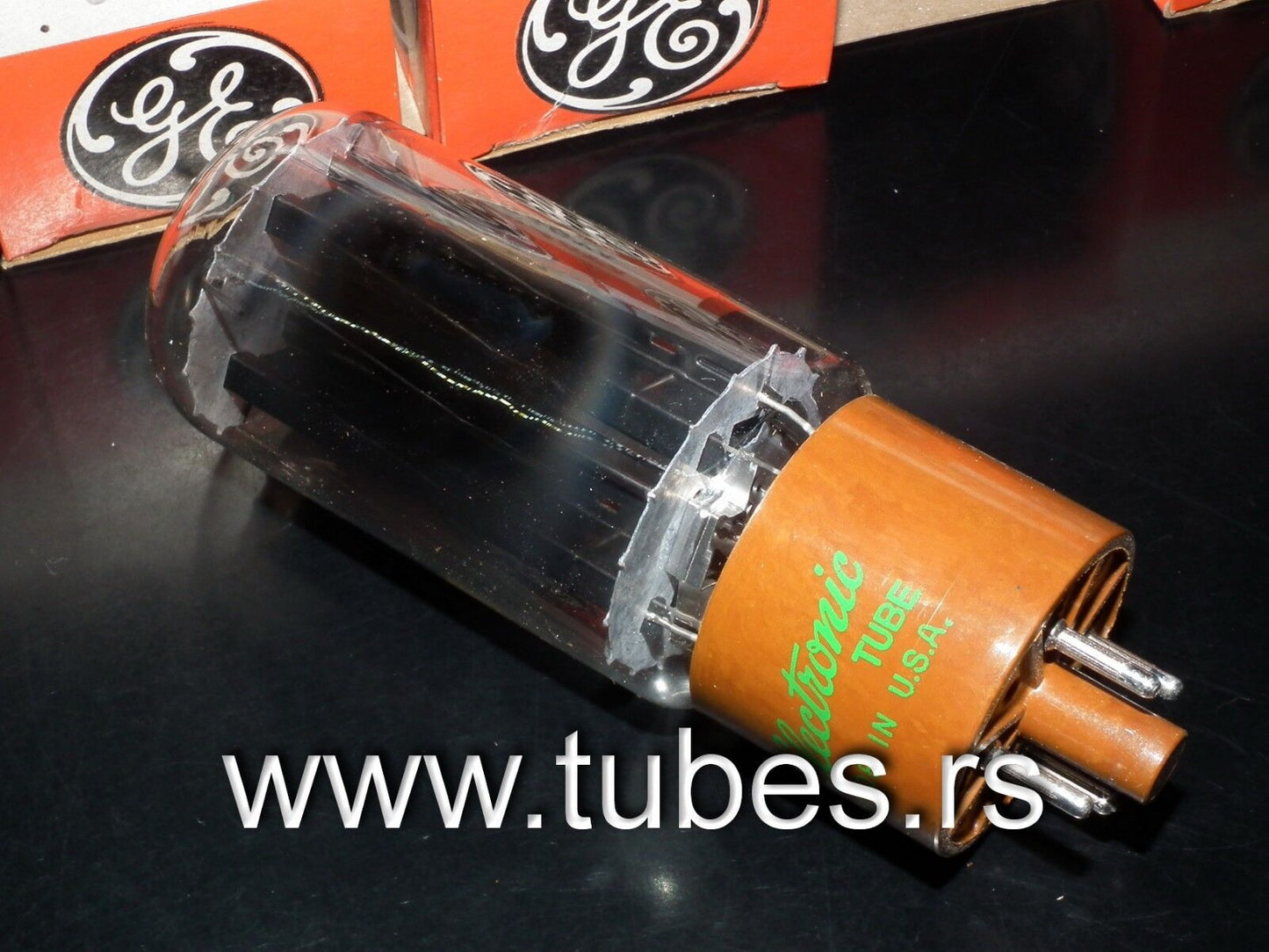 5R4GYA General Electric NOS NIB Brown Base Vintage Rectifier Tube