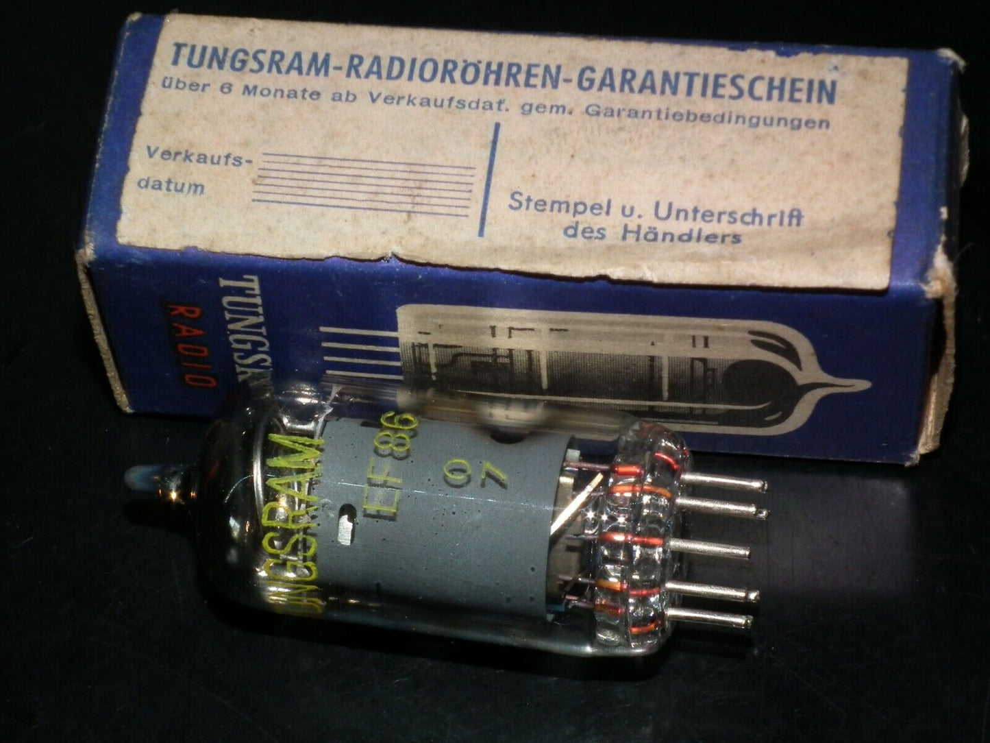 EF86 Tungsram 6267 NOS NIB, early 60s, tested 100%, made in Austria