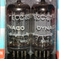 ECC83 Telefunken 12AX7 Matched Pair Smooth plates, diamond bottom, DYNACO USED