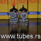 Matched Pair ECC82 12AU7 EI Yugoslavia Telefunken Long Smooth Plates 17mm NIB
