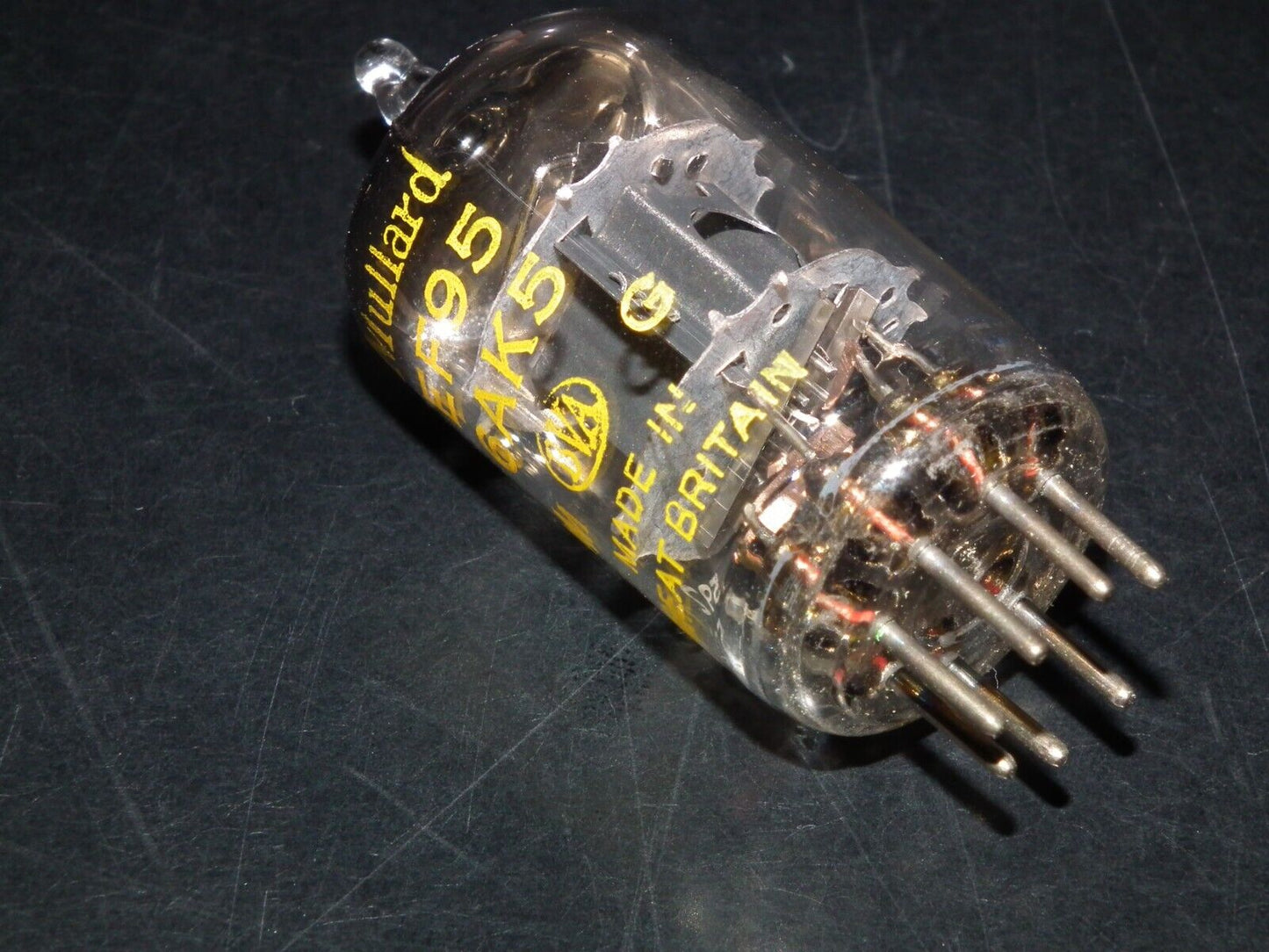 Mullard EF95 6AK5 CV850  RARE Square Getter Mitcham 5654 6AK5W EF95 Little Dot