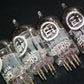 ECC85 6AQ8 EI Philips NOS NIB Platinum matched quad, old type early 70s