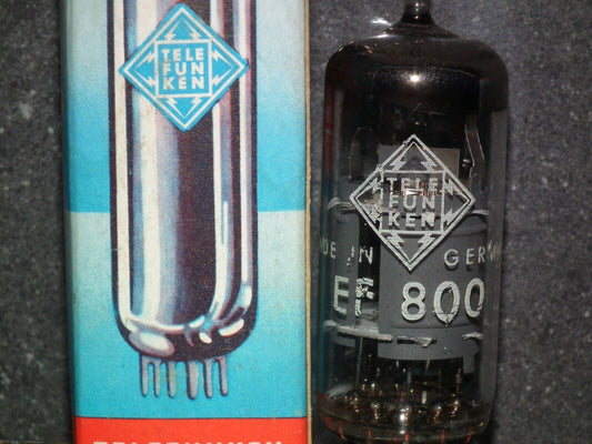 EF800 Telefunken NOS NIB Low Noise Diamond Bottom MIKTEK CV4 MK9 microphone