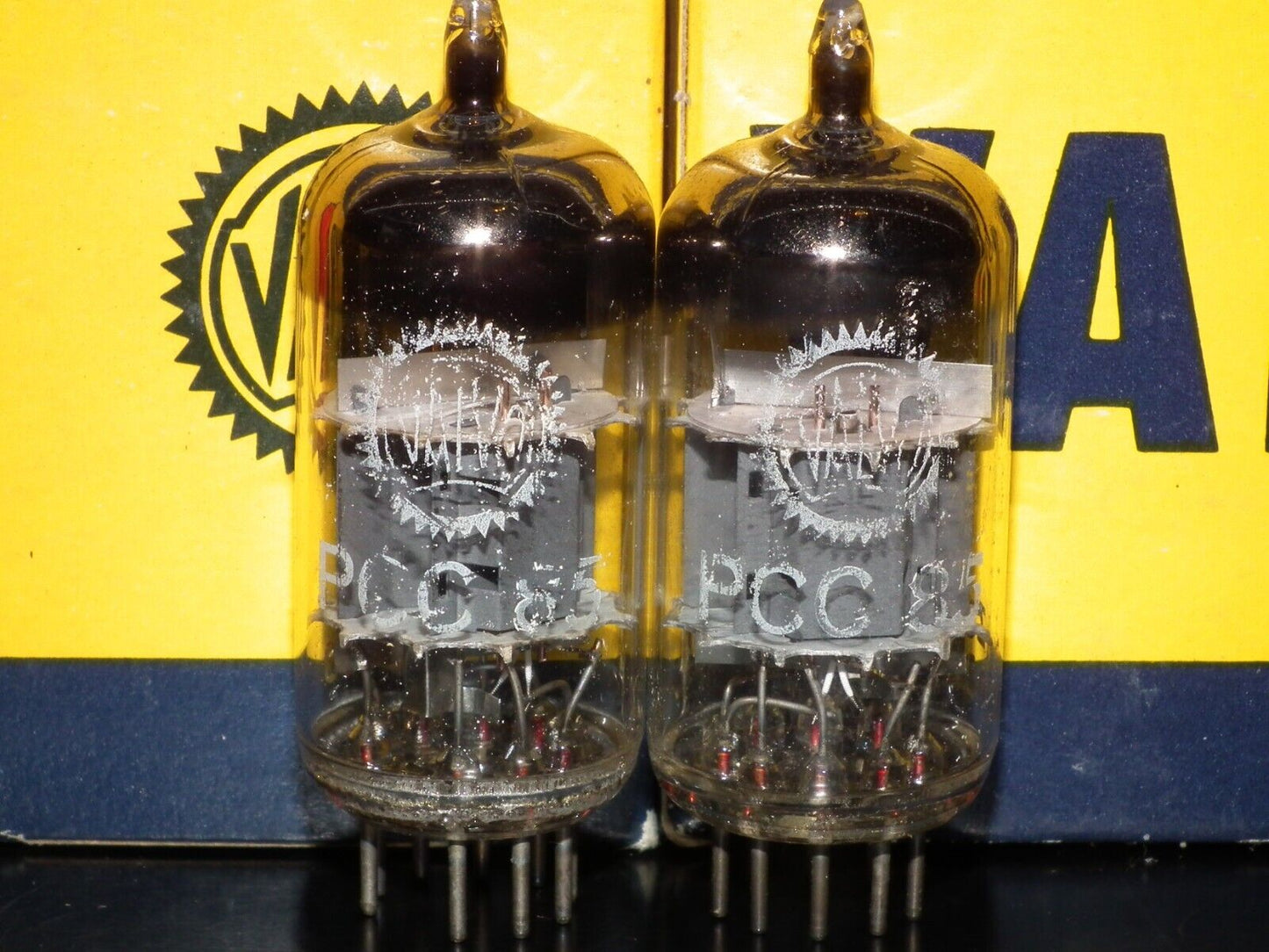 PCC85 Valvo 9AQ8 Matched Pair Two Tubes NOS NIB