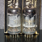 5963 Sylvania Gold 12AU7 ECC82 NOS Matched pair Long Box Plates Square Getter