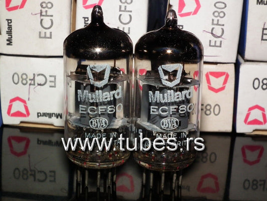 ECF80 6BL8 Mullard NOS Matched Pair for McIntosh MR65B MR67 MR71 333A