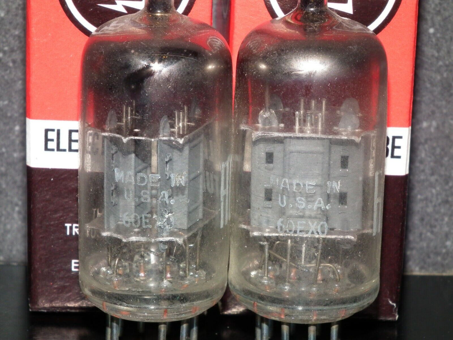 12AX7A RCA ECC83 Matched Pair 1960 Used tested 90% of NOS balanced sections