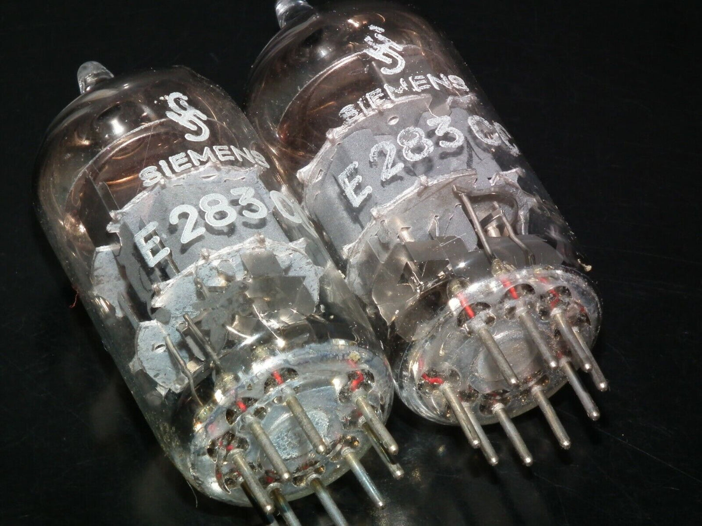 E283CC Siemens Platinum Matched Pair Pullouts NOS tested, balanced, low noise