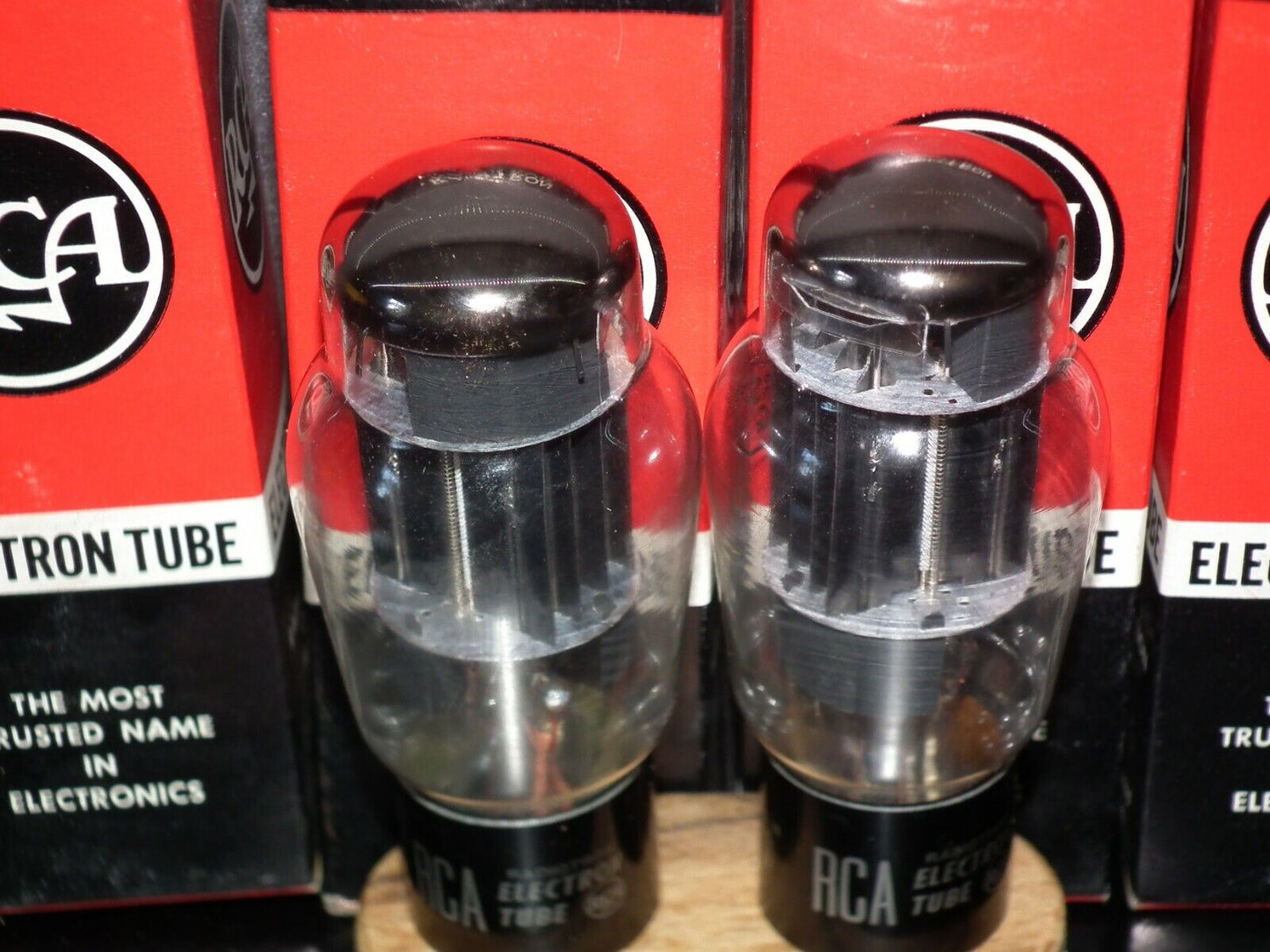 6AS7G RCA NOS NIB Platinum Matched Pair Coke Bottle The Same Codes 6080 ECC230