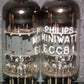 ECC81 12AT7 Mullard rebranded Philips NOS Platinum Matched Pair Blackburn 1967