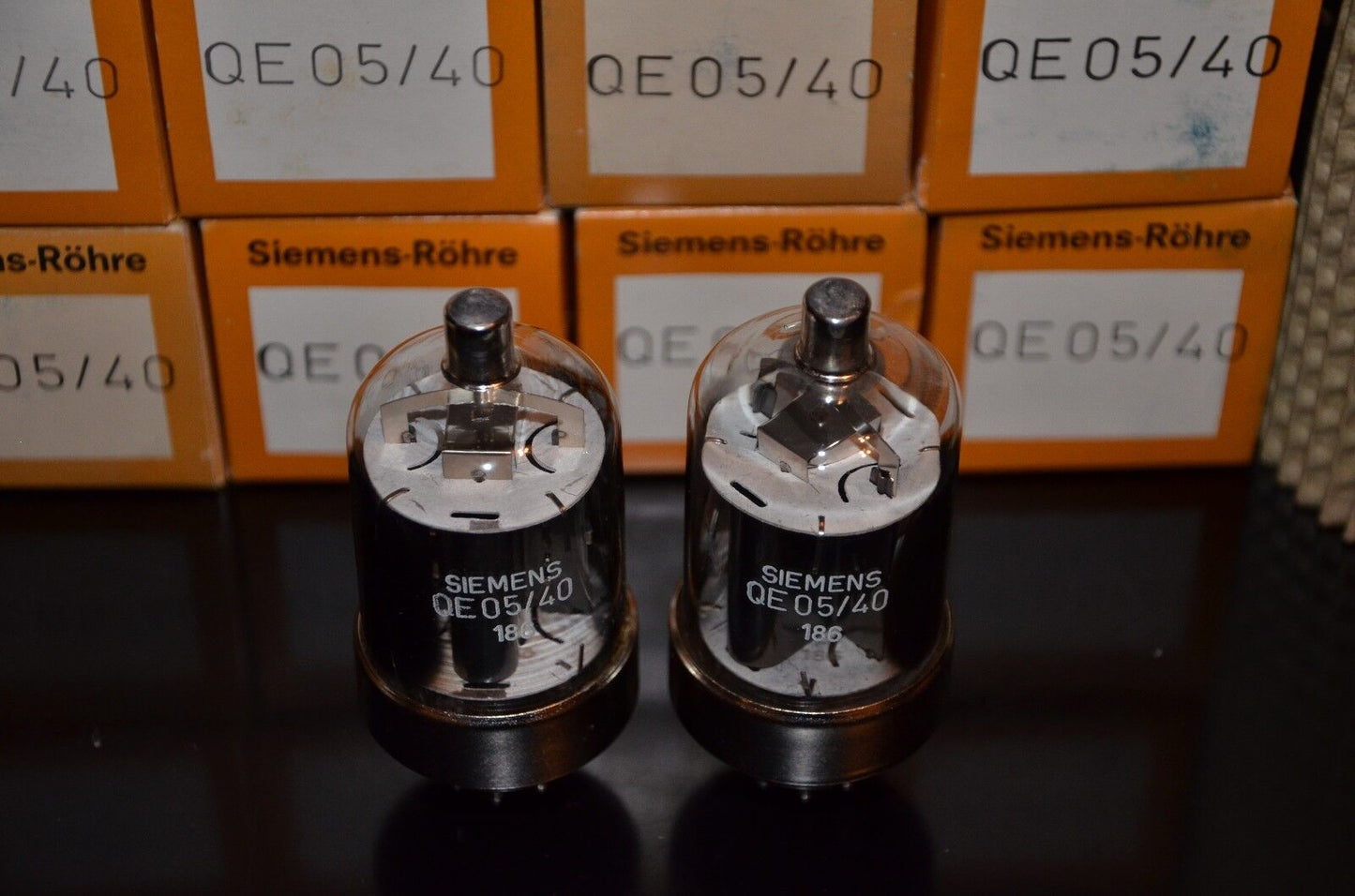 Matched pair (2 pcs)  Siemens NOS NIB QE05/40 = 6146B tubes FREE SHIPPING WW!