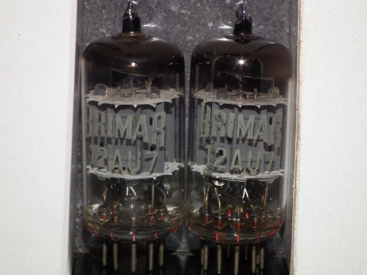 Matched Pair BRIMAR 12AU7 ECC82 Made In England Used 95%
