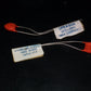 Two NOS Sprague Disc Ceramic Capacitor - 0.000001uF 1000V  1pF / 1KV