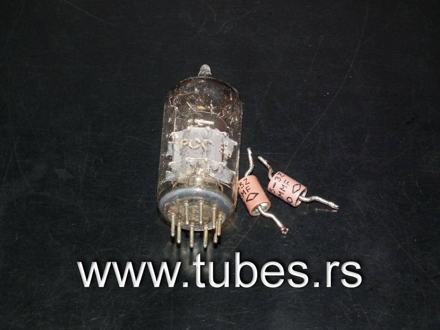 RF ceramic doorknob HV capacitor CRL855 5pF 5000V NPO Used, tested