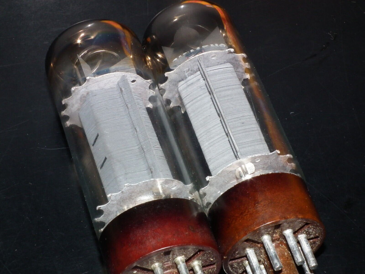EL34 6CA7 Tesla Czechoslovakia Platinum Matched Pair Tested NOS