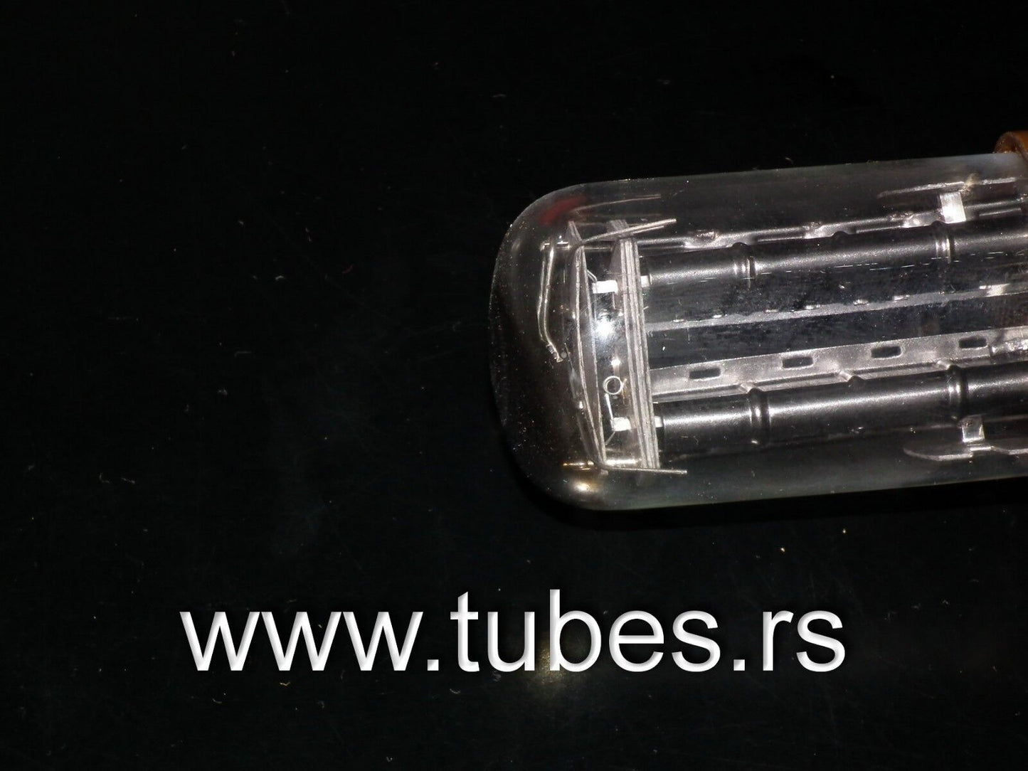 5Y3GT Los Gatos NOS NIB Rare Square Getter, triple mica, black plates, brown bas