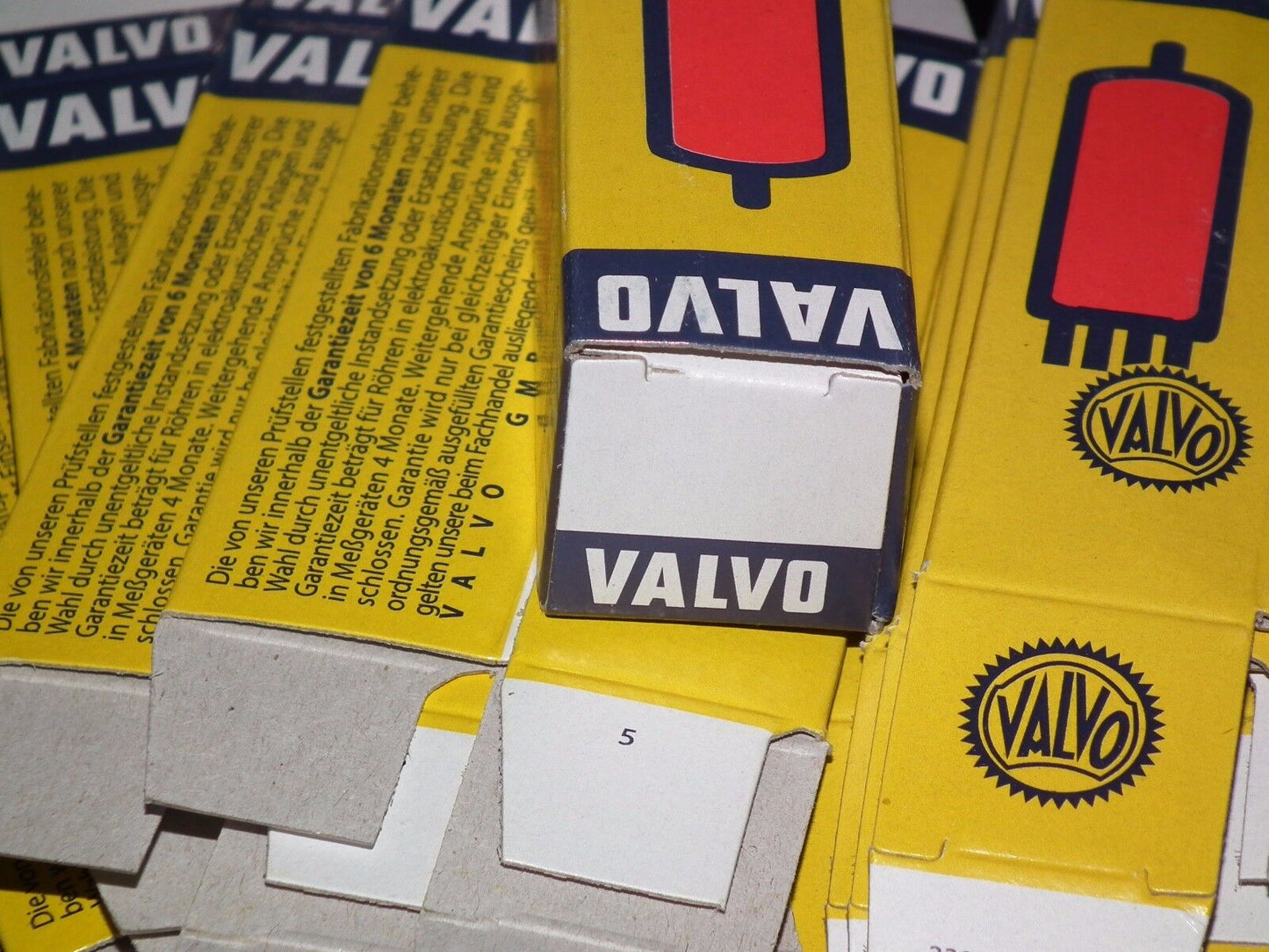 100 pcs Valvo Tube Boxes for Audio tubes ECC81 ECC83 E88CC EL84 ECC803S 6922