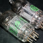 12AU7A General Electric ECC82  - Platinum Matched Pair - NOS NIB Green printing