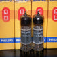 Philips E80CC 6085 Platinum Matched pair NOS Made in Holland Heerlen plant Gold