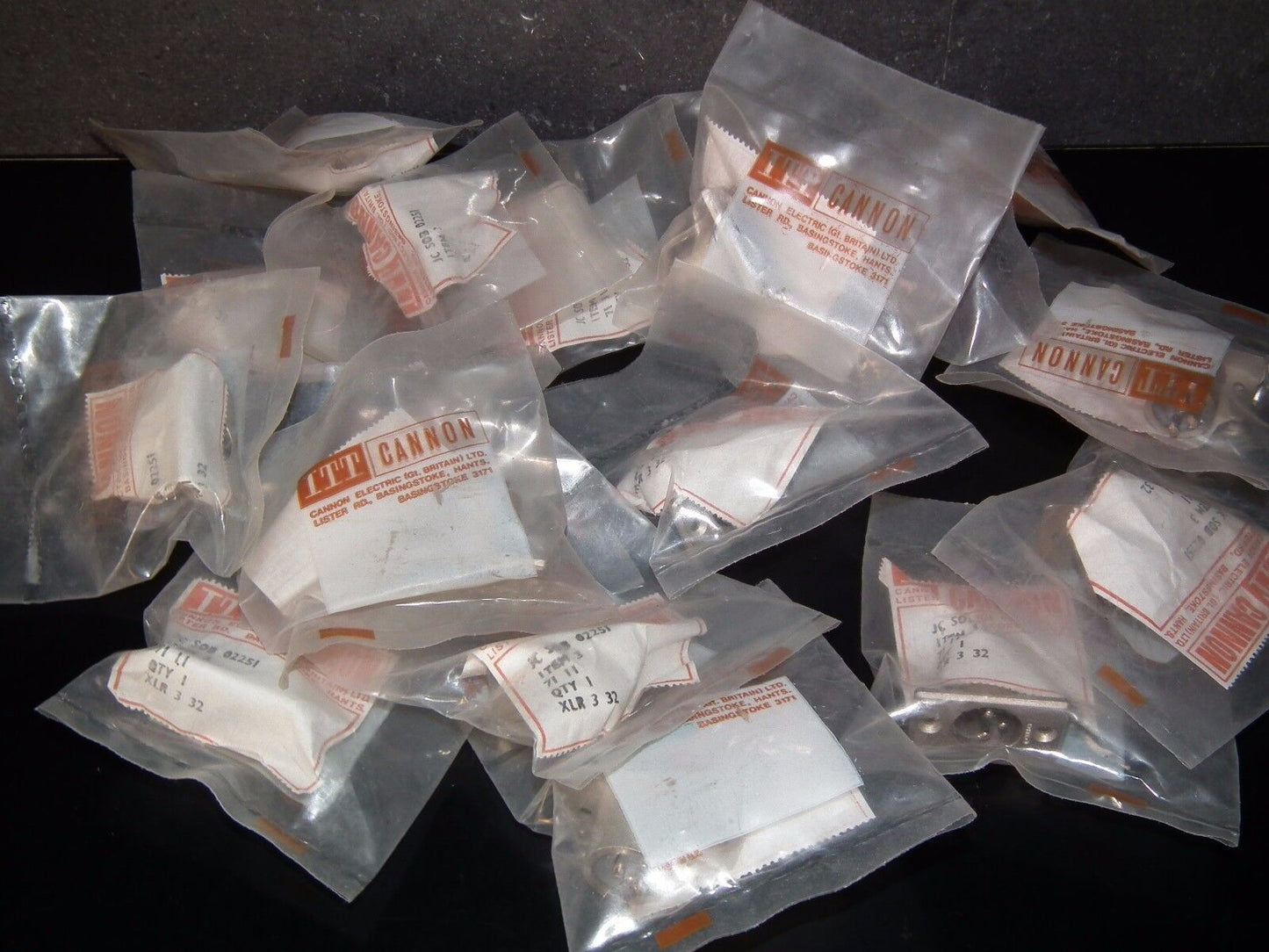 ITT Cannon XLR-3-32 NOS male connector XLR 3 32 (3 pole) Made in UK