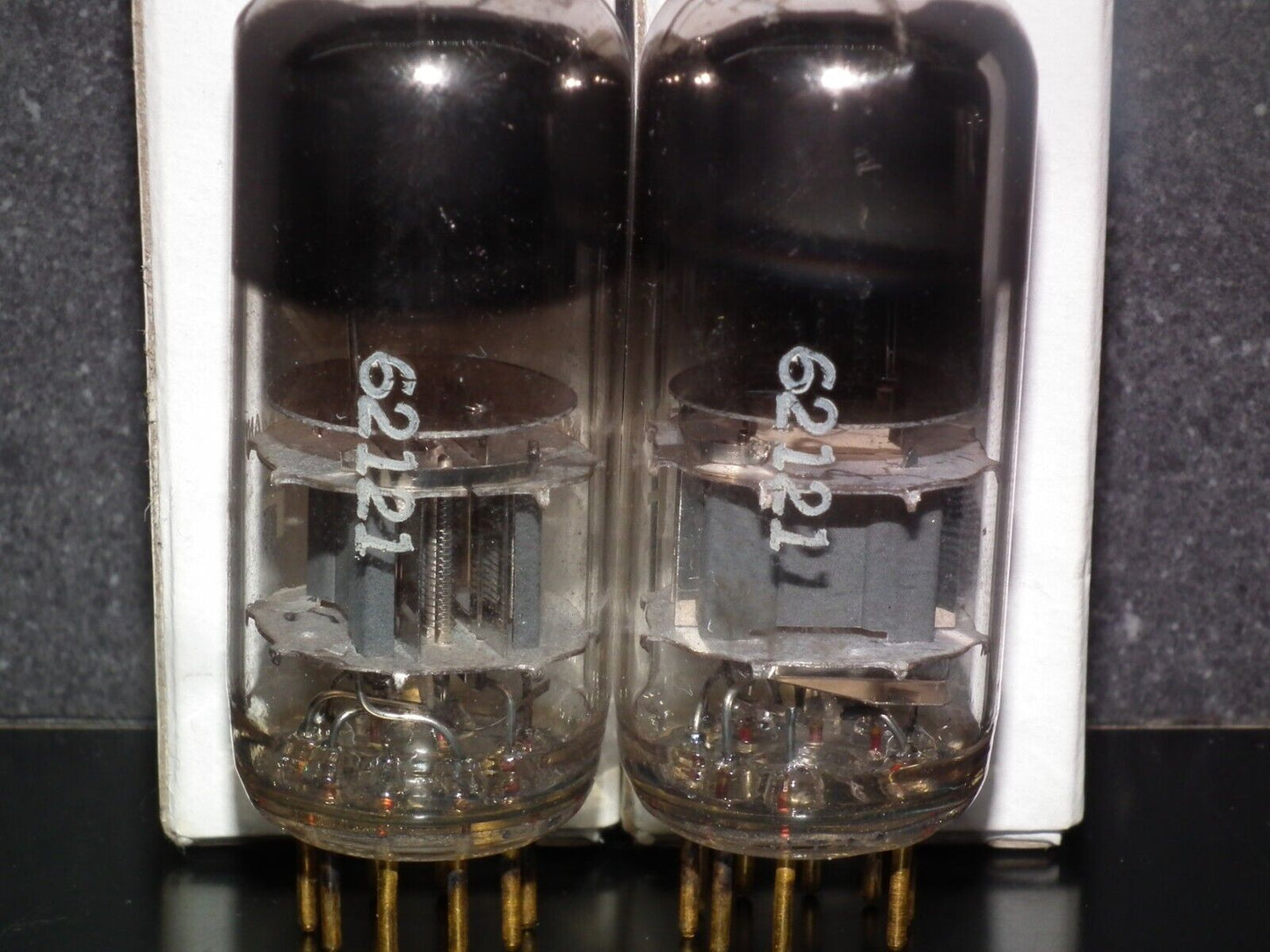 Matched Pair E280F Telefunken 7722 Used, tested NOS. Gold pins