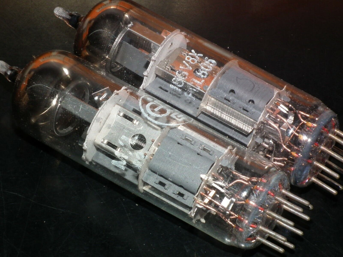 Platinum Matched Pair (2 tubes) PCL805 Tungsram GEB Triode Pentode NOS NIB