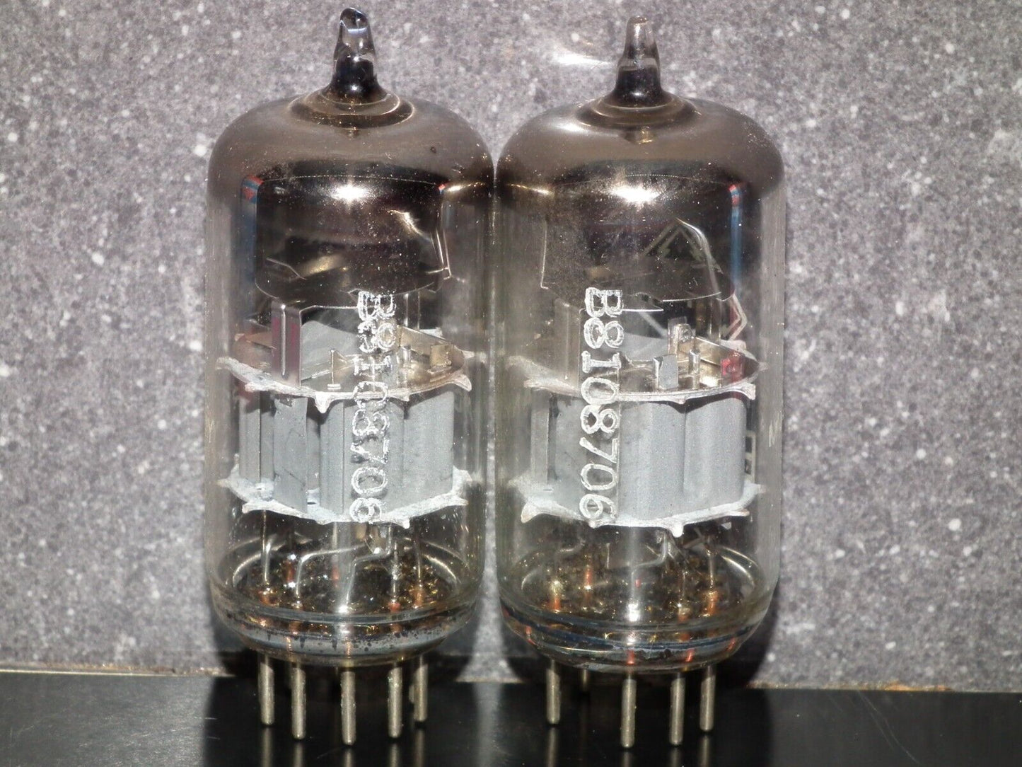 ECC88 Telefunken 6DJ8 Matched Pair Used Tested 90%, Diamond bottoms Berlin codes