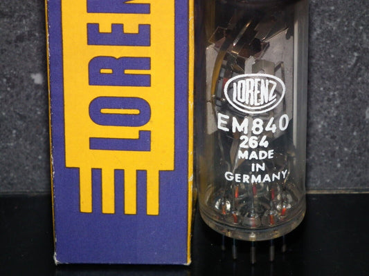 EM840 Lorenz Rare tuning eye tube Indicator NOS NIB Lorenz SEL Stuttgart