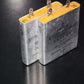 Two vintage Siemens PIO capacitors 0.5uF 250V Klangfilm Made in Germany in 60s
