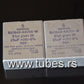 Two vintage Siemens electrolytic capacitors 25uF / 70V Klangfilm "Elyt glatt IB