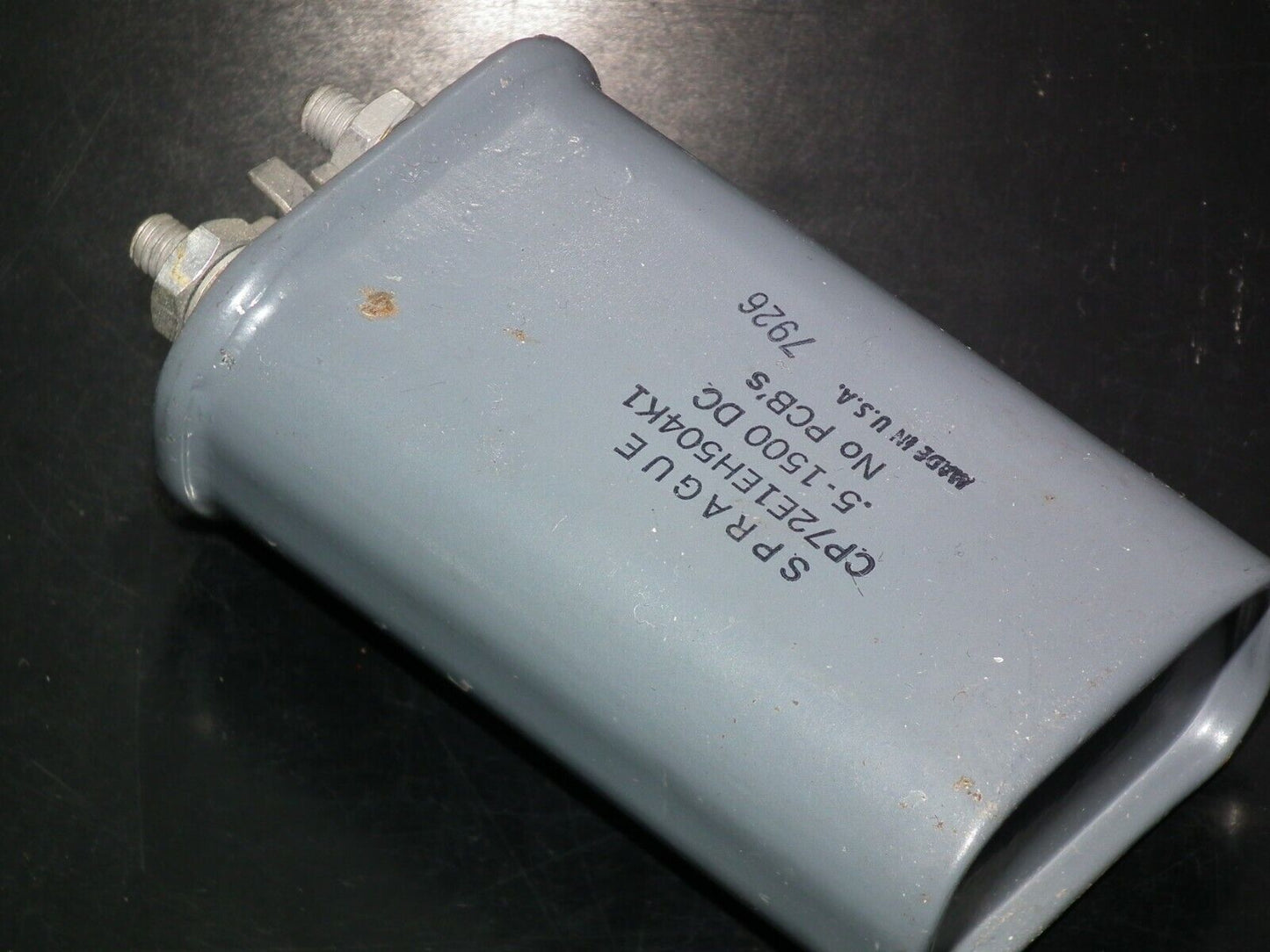 NOS PIO Capacitor 0.5mfd 1500V Sprague made in 70s in the USA